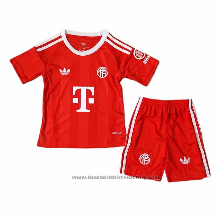 Bayern Munich Goalkeeper Shirt Kids 2025-2026 Red
